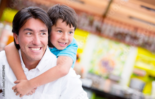 Photo: Happy father and son Happy father and son