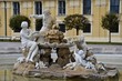 Fountain sculptures Schonbrunn Palace, Vienna Austria.
