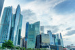 Photo: Skyscrapers in financial district of Singapore Skyscrapers in financial district of Singapore