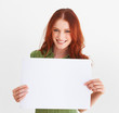 Nothing like a red-headed beauty to help sell your product!