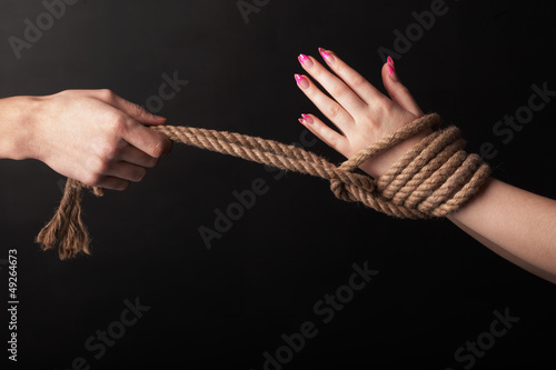 Photo: bound hands bound hands