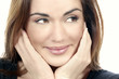 Glamour portrait of beautiful woman
