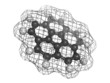 Corannulene polycyclic aromatic hydrocarbon pollutant molecule