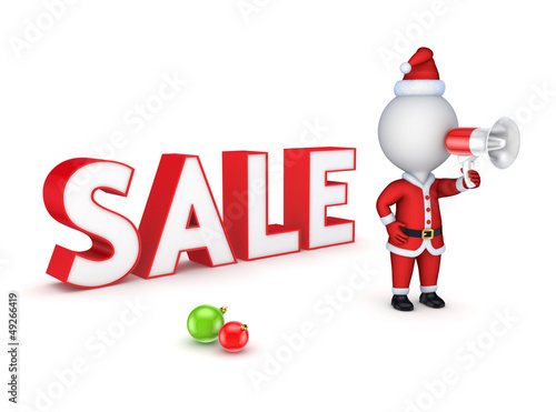 Illustration: Christmas sale concept. Christmas sale concept.