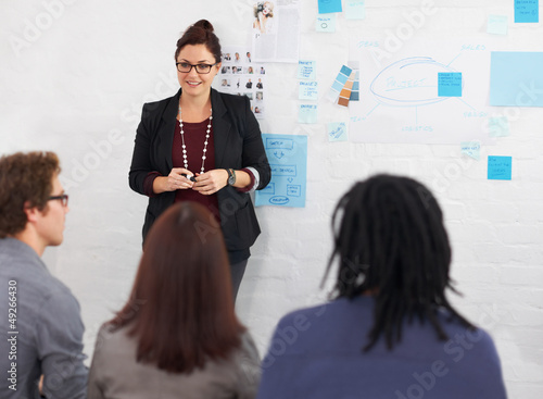 Photo: Listening to my team's design input Listening to my team's design input