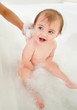 He loves bubbles!
