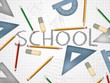 Illustration: School word concept illustration School word concept illustration