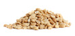 pile peanuts on a white background