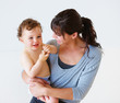 Perfect portrait of a mother and baby