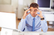 Wracking his brains for the solution - Corporate challenges