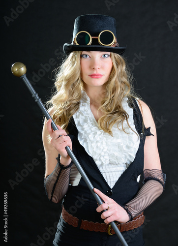 Photo: Steampunk Female. Steampunk Female.