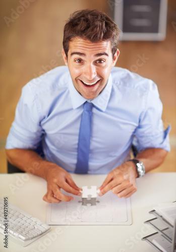 Photo: Finding the perfect solution Finding the perfect solution
