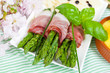 Asparagus with speck