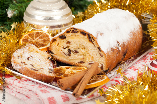Photo: Christmas stollen Christmas stollen