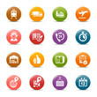 Colored Dots - Logistic and Shipping icons