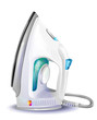 realistic illustration of  steam iron