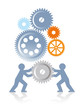 Zusammenarbeit und Antrieb