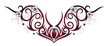 Ranke, Blumen. Tribal, Tattoo, Kirschblüten