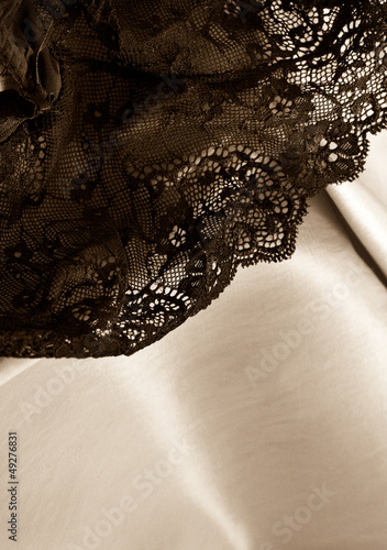 Photo: Lace underwear background Lace underwear background