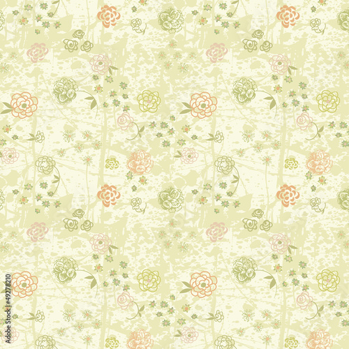Vector: Vintage Floral Background and Pattern Vintage Floral Background and Pattern
