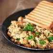 Rührei mit Speck und Käutern