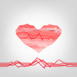 Abstract background with Heart
