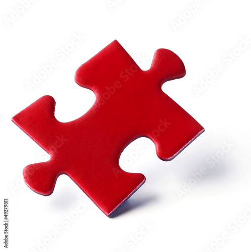 Photo: Jig Saw Puzzle - Red Piece Jig Saw Puzzle - Red Piece