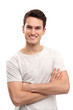 Young man smiling