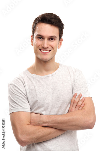 Photo: Young man smiling Young man smiling