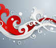 Vector 3d Floral Ornament