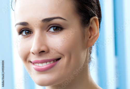 Photo: Close up portrait of beautiful woman Close up portrait of beautiful woman
