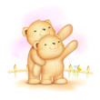 Cute Teddy Bear Couple