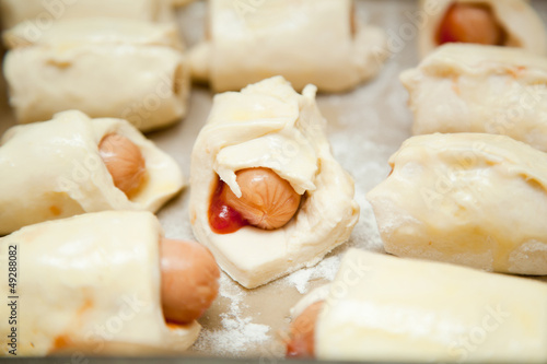 Photo: sausage rolls sausage rolls
