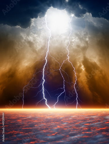 Illustration: Dramatic moody sky Dramatic moody sky