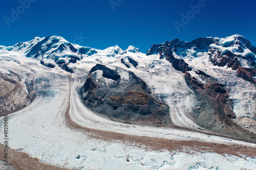 Photo: Mountains with glacier Mountains with glacier