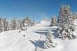 Neige en station de ski
