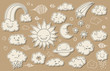 Vector: Cute sky doodle Cute sky doodle