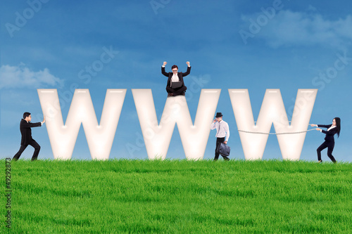 Photo: Internet marketing concept Internet marketing concept