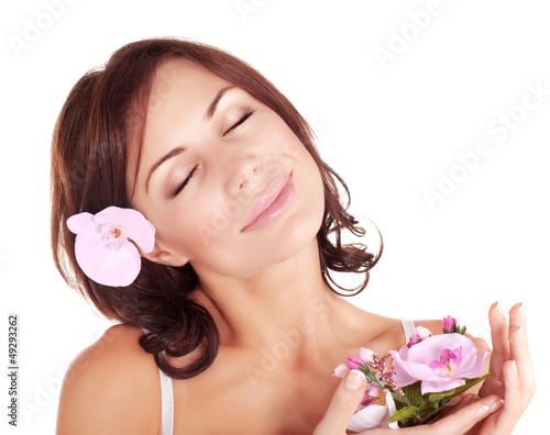 Photo: Woman enjoying dayspa Woman enjoying dayspa