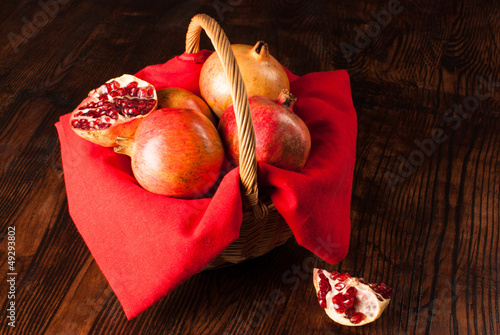 Photo: Pommegranates still life Pommegranates still life