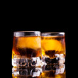 Rum mit Eis