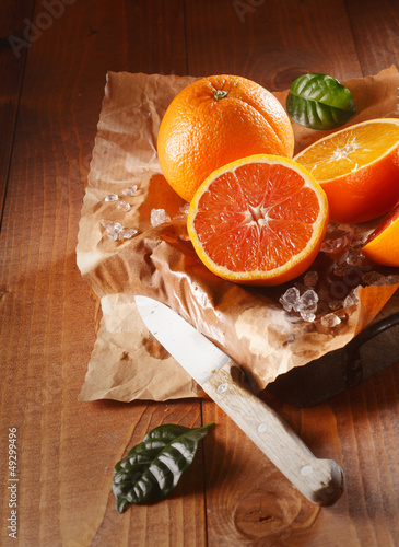 Photo: Two juicy oranges Two juicy oranges