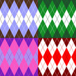 set of patterns wiyh rhombuses