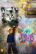 Child looking for his cat