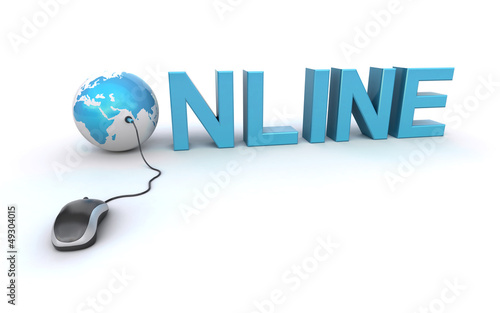 Illustration: going online going online