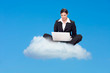 Cloud computing symbol