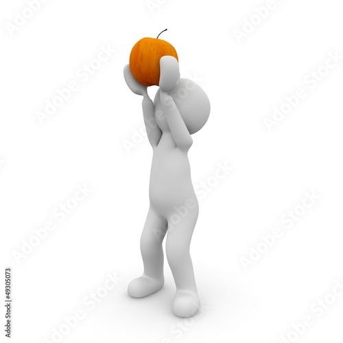 Illustration: Apfel hoch Apfel hoch