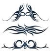 Set of  tribal tattoo