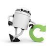 Robot with refresh icon