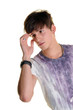 Thinking teenager